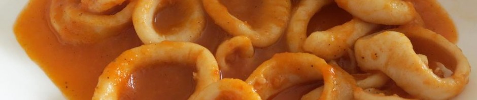 Calamares en salsa americana con Thermomix