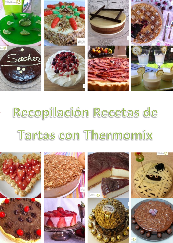Portada Recopilación PDF Gratis Recetas de Tartas con Thermomix